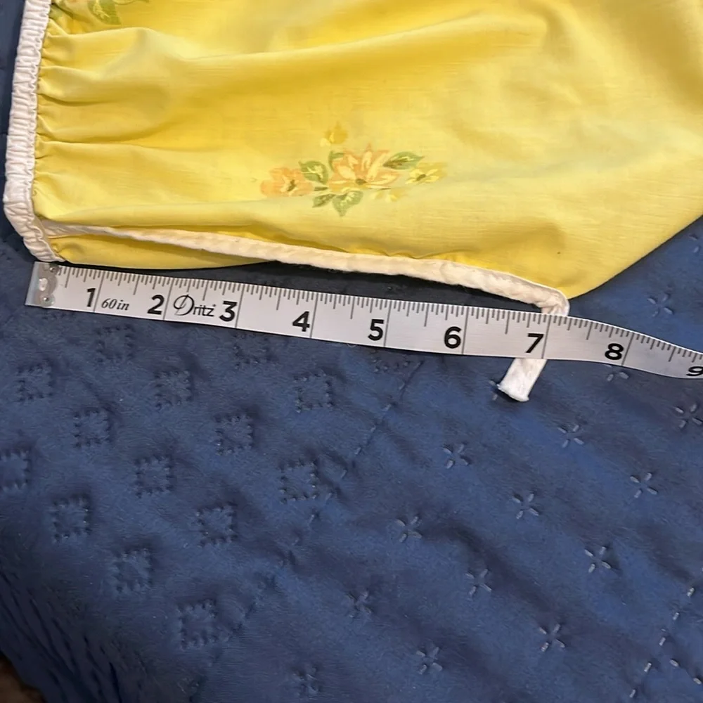 JCPenney’s vintage fitted double sheet poly blend floral print.